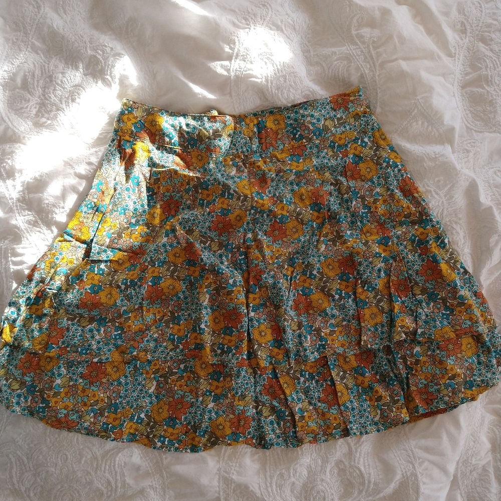 Vintage Floral Skirt